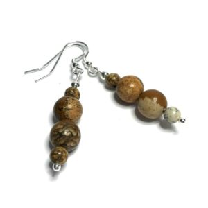 Shop Picture Jasper Earrings! Picture Jasper Earrings. High Quality Genuine Natural Healing Crystal Drop Earrings. Leo and Capricorn Birthstone Beaded Dangle Earrings. | Natural genuine Picture Jasper earrings. Buy crystal jewelry, handmade handcrafted artisan jewelry for women.  Unique handmade gift ideas. #jewelry #beadedearrings #beadedjewelry #gift #shopping #handmadejewelry #fashion #style #product #earrings #affiliate #ad