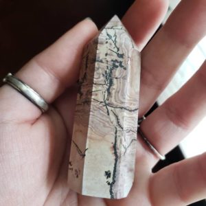 Shop Picture Jasper Stones & Crystals! Picture Jasper Tower Detailed | Natural genuine stones & crystals in various shapes & sizes. Buy raw cut, tumbled, or polished gemstones for making jewelry or crystal healing energy vibration raising reiki stones. #crystals #gemstones #crystalhealing #crystalsandgemstones #energyhealing #affiliate #ad