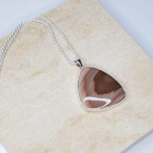 Shop Petrified Wood Pendants! Pink Petrified Wood Pendant, Stunning Handmade 925 Sterling Silver Jewelry, Petrified Wood Natural Gemstone, Artisan Made, NO CHAIN | Natural genuine Petrified Wood pendants. Buy crystal jewelry, handmade handcrafted artisan jewelry for women.  Unique handmade gift ideas. #jewelry #beadedpendants #beadedjewelry #gift #shopping #handmadejewelry #fashion #style #product #pendants #affiliate #ad