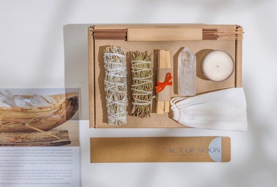 Pure Home Smudging Kit: Sage, Cedar, Palo Santo - Home Energy Cleansing