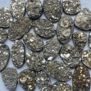 Shop Pyrite Cabochons! Pyrite Druzy Lot, Natural Pyrite, AAA Pyrite, Pyrite Lot, Pyrite Cabochon, Pyrite Jewelry, Gemstone Druzy, For Jewelry Use, Flashy Pyrite | Natural genuine stones & crystals in various shapes & sizes. Buy raw cut, tumbled, or polished gemstones for making jewelry or crystal healing energy vibration raising reiki stones. #crystals #gemstones #crystalhealing #crystalsandgemstones #energyhealing #affiliate #ad