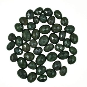 Shop Rainbow Obsidian Stones & Crystals! Rainbow Obsidian Flat Back Rose Cut Cabochons, 7×9 to 10×14 mm Free Form Rose Cuts, Rose Cut Calibrated Size Available | Natural genuine stones & crystals in various shapes & sizes. Buy raw cut, tumbled, or polished gemstones for making jewelry or crystal healing energy vibration raising reiki stones. #crystals #gemstones #crystalhealing #crystalsandgemstones #energyhealing #affiliate #ad
