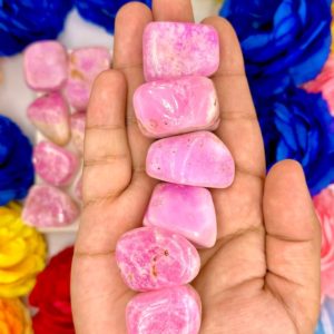 Rare! Pink Aragonite Tumble Stone , High Quality Ethical Crystals, (Buy 1 Get 1 Free) | Natural genuine stones & crystals in various shapes & sizes. Buy raw cut, tumbled, or polished gemstones for making jewelry or crystal healing energy vibration raising reiki stones. #crystals #gemstones #crystalhealing #crystalsandgemstones #energyhealing #affiliate #ad