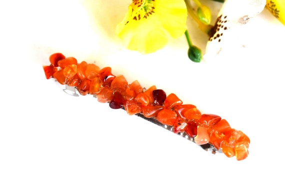 Raw Carnelian Barrette Red Gemstone Cut Rough Crystal Stone Hair Bun Maker Holder Pin Clip Barettes Hair Jewelry Barretts Accessories Clip Raw Carnelian Barrette Red Gemstone Cut Rough Crystal Stone Hair Bun Maker Holder Pin Clip Barettes Hair Jewelry Barretts Accessories Clip
