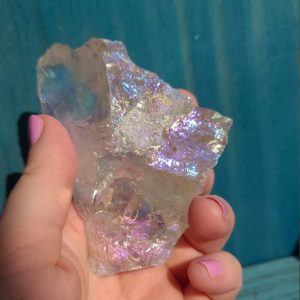 Shop Raw & Rough Angel Aura Quartz Stones! Raw Clear Quartz With Angel Aura | High Quality | 160g | Natural genuine stones & crystals in various shapes & sizes. Buy raw cut, tumbled, or polished gemstones for making jewelry or crystal healing energy vibration raising reiki stones. #crystals #gemstones #crystalhealing #crystalsandgemstones #energyhealing #affiliate #ad