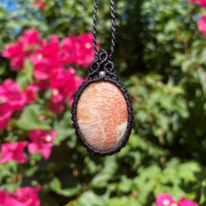 Shop Scolecite Necklaces! Relaxation | Pink Scolecite Macrame Necklace, Scolecite pendant , Scolecite Jewelry ,Healing Stone | Natural genuine Scolecite necklaces. Buy crystal jewelry, handmade handcrafted artisan jewelry for women.  Unique handmade gift ideas. #jewelry #beadednecklaces #beadedjewelry #gift #shopping #handmadejewelry #fashion #style #product #necklaces #affiliate #ad