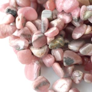 Rhodochrosite Beads, Smooth Nuggets and Chips, 1, 5 or 10 Stones, Pink and Grey, Freeform Natural Unique Argentina Rhodochrosite CB | Natural genuine beads Gemstone beads for beading and jewelry making.  #jewelry #beads #beadedjewelry #diyjewelry #jewelrymaking #beadstore #beading #affiliate #ad