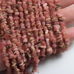 Shop Rhodochrosite Chip & Nugget Beads! Rhodochrosite Chips / Beads –  Natural Gemstone Chips – Long Strand | Natural genuine chip Rhodochrosite beads for beading and jewelry making.  #jewelry #beads #beadedjewelry #diyjewelry #jewelrymaking #beadstore #beading #affiliate #ad