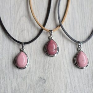 Shop Rhodonite Necklaces! Rhodonite necklace, rhodonite healing crystal necklace, rhodonite jewelry, gift for woman | Natural genuine Rhodonite necklaces. Buy crystal jewelry, handmade handcrafted artisan jewelry for women.  Unique handmade gift ideas. #jewelry #beadednecklaces #beadedjewelry #gift #shopping #handmadejewelry #fashion #style #product #necklaces #affiliate #ad