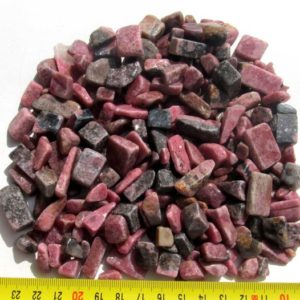 Shop Raw & Rough Rhodonite Stones! Rhodonite, raw stones drummed, approx. 5 – 20 mm, from 100 g. (1 kg=81,67 EUR) | Natural genuine stones & crystals in various shapes & sizes. Buy raw cut, tumbled, or polished gemstones for making jewelry or crystal healing energy vibration raising reiki stones. #crystals #gemstones #crystalhealing #crystalsandgemstones #energyhealing #affiliate #ad