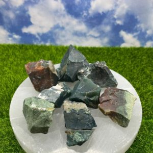 Shop Raw & Rough Bloodstone Stones! Rough Bloodstone ~ Raw Bloodstone ~ Rough/Raw Bloodstone From India | Natural genuine stones & crystals in various shapes & sizes. Buy raw cut, tumbled, or polished gemstones for making jewelry or crystal healing energy vibration raising reiki stones. #crystals #gemstones #crystalhealing #crystalsandgemstones #energyhealing #affiliate #ad