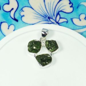Shop Diopside Pendants! Rough Chrome diopside Pendant, Green Rough Pendant, May Month Birthstone, 925 Sterling Silver Pendant, Rough Stone Pendant, For Her, JPX0315 | Natural genuine Diopside pendants. Buy crystal jewelry, handmade handcrafted artisan jewelry for women.  Unique handmade gift ideas. #jewelry #beadedpendants #beadedjewelry #gift #shopping #handmadejewelry #fashion #style #product #pendants #affiliate #ad