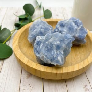 Shop Raw & Rough Blue Calcite Stones! Rough Natural Blue Calcite (1.5" – 2") Raw – 1 Piece High Quality Unpolished Crystal Gemstone – Communication & Clarity | Natural genuine stones & crystals in various shapes & sizes. Buy raw cut, tumbled, or polished gemstones for making jewelry or crystal healing energy vibration raising reiki stones. #crystals #gemstones #crystalhealing #crystalsandgemstones #energyhealing #affiliate #ad