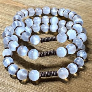 Shop Selenite Bracelets! Selenite Bracelet with Antique Copper | Natural genuine Selenite bracelets. Buy crystal jewelry, handmade handcrafted artisan jewelry for women.  Unique handmade gift ideas. #jewelry #beadedbracelets #beadedjewelry #gift #shopping #handmadejewelry #fashion #style #product #bracelets #affiliate #ad