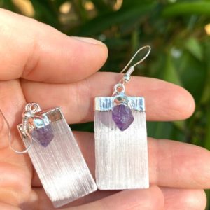 Shop Selenite Earrings! Selenite Earrings , Selenite Jewelry, Healing Jewelry, Energy Crystal Jewelry, Dangle Earrings | Natural genuine Selenite earrings. Buy crystal jewelry, handmade handcrafted artisan jewelry for women.  Unique handmade gift ideas. #jewelry #beadedearrings #beadedjewelry #gift #shopping #handmadejewelry #fashion #style #product #earrings #affiliate #ad