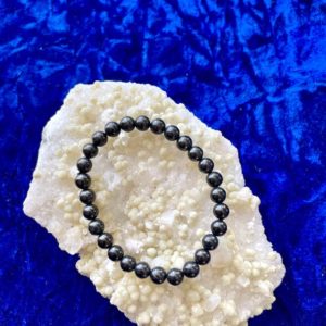 Shungite Bracelet + 6mm + Russia + electromagnetic + Natural + healing + Chakra + Reiki + polished + tumbled + protection | Natural genuine Array bracelets. Buy crystal jewelry, handmade handcrafted artisan jewelry for women.  Unique handmade gift ideas. #jewelry #beadedbracelets #beadedjewelry #gift #shopping #handmadejewelry #fashion #style #product #bracelets #affiliate #ad