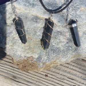 Shungite Pendant, EMF Blocker Necklace, Shungite Necklace, Black Stone, Healing Stone Necklace,  Protection Stone, Miracle Stone, Cure Stone | Natural genuine Array jewelry. Buy crystal jewelry, handmade handcrafted artisan jewelry for women.  Unique handmade gift ideas. #jewelry #beadedjewelry #beadedjewelry #gift #shopping #handmadejewelry #fashion #style #product #jewelry #affiliate #ad