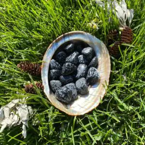 Snowflake Obsidian Tumble Stone – Snowflake obsidian crystal tumbled stone – tumblestone | Natural genuine stones & crystals in various shapes & sizes. Buy raw cut, tumbled, or polished gemstones for making jewelry or crystal healing energy vibration raising reiki stones. #crystals #gemstones #crystalhealing #crystalsandgemstones #energyhealing #affiliate #ad