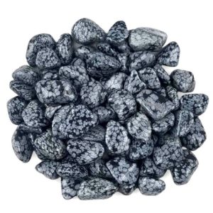 Snowflake Obsidian Tumbled – Unique Gift, Housewarming Gift, Healing Crystals and Stones, Jewelry Stone | Natural genuine stones & crystals in various shapes & sizes. Buy raw cut, tumbled, or polished gemstones for making jewelry or crystal healing energy vibration raising reiki stones. #crystals #gemstones #crystalhealing #crystalsandgemstones #energyhealing #affiliate #ad