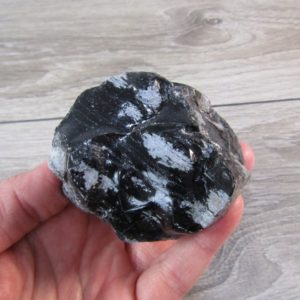 Snowflake Obsidian Utah Raw Stone U171 | Natural genuine stones & crystals in various shapes & sizes. Buy raw cut, tumbled, or polished gemstones for making jewelry or crystal healing energy vibration raising reiki stones. #crystals #gemstones #crystalhealing #crystalsandgemstones #energyhealing #affiliate #ad