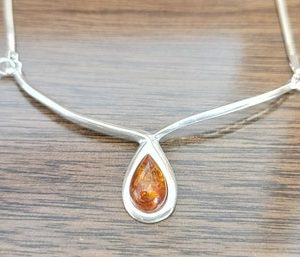 Shop Amber Necklaces! Sterling Silver Amber Neck – Amber Necklace  – Sterling Silver  – Amber | Natural genuine Amber necklaces. Buy crystal jewelry, handmade handcrafted artisan jewelry for women.  Unique handmade gift ideas. #jewelry #beadednecklaces #beadedjewelry #gift #shopping #handmadejewelry #fashion #style #product #necklaces #affiliate #ad