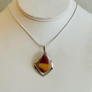 Shop Picture Jasper Pendants! Sterling Silver Picture Jasper Pendant Necklace | Natural genuine Picture Jasper pendants. Buy crystal jewelry, handmade handcrafted artisan jewelry for women.  Unique handmade gift ideas. #jewelry #beadedpendants #beadedjewelry #gift #shopping #handmadejewelry #fashion #style #product #pendants #affiliate #ad