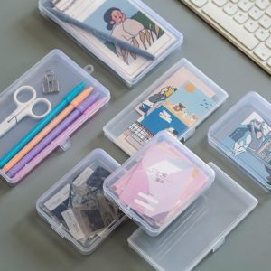 Shop Bead Storage Containers & Organizers! Sticker Storage box, desk storage, plastic storage box, bead container, Scrapbook Organizer, stationery storage, planner Storage, journal | Shop jewelry making and beading supplies, tools & findings for DIY jewelry making and crafts. #jewelrymaking #diyjewelry #jewelrycrafts #jewelrysupplies #beading #affiliate #ad