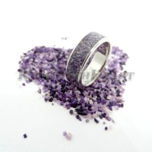 Sugilite Ring with Stainless Steel, Wedding Band, Engagement Ring, Girlfriend Gift, Love stone ring, Purple Ring, Christmas Gift | Natural genuine Gemstone rings, simple unique alternative gemstone engagement rings. #rings #jewelry #bridal #wedding #jewelryaccessories #engagementrings #weddingideas #affiliate #ad