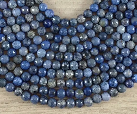 Sunset Dumortierite Faceted Round 6mm 8mm