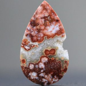 Shop Ocean Jasper Stones & Crystals! Teardrop Drusy Crystal Stone Red Ocean Jasper Cabochon rare Jewelry Designs earth Formed Gems for Wrapping Setting and Beading | Natural genuine stones & crystals in various shapes & sizes. Buy raw cut, tumbled, or polished gemstones for making jewelry or crystal healing energy vibration raising reiki stones. #crystals #gemstones #crystalhealing #crystalsandgemstones #energyhealing #affiliate #ad