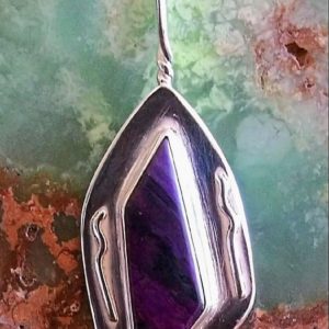 Shop Sugilite Pendants! Top grade Wessels sugilite pendant Holiday special | Natural genuine Sugilite pendants. Buy crystal jewelry, handmade handcrafted artisan jewelry for women.  Unique handmade gift ideas. #jewelry #beadedpendants #beadedjewelry #gift #shopping #handmadejewelry #fashion #style #product #pendants #affiliate #ad