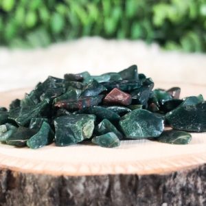 Shop Raw & Rough Bloodstone Stones! Tumbled Bloodstone Crystal Chips – Bloodstone – Sacral Chakra – Green Stone – Loose Crystals – Raw Crystals | Natural genuine stones & crystals in various shapes & sizes. Buy raw cut, tumbled, or polished gemstones for making jewelry or crystal healing energy vibration raising reiki stones. #crystals #gemstones #crystalhealing #crystalsandgemstones #energyhealing #affiliate #ad