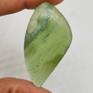 Shop Serpentine Cabochons! Unique shape big size serpentine cabochon 70ct nautral green serpentine healing mineral stone highly polished gemstone for jewelry M4305 | Natural genuine stones & crystals in various shapes & sizes. Buy raw cut, tumbled, or polished gemstones for making jewelry or crystal healing energy vibration raising reiki stones. #crystals #gemstones #crystalhealing #crystalsandgemstones #energyhealing #affiliate #ad