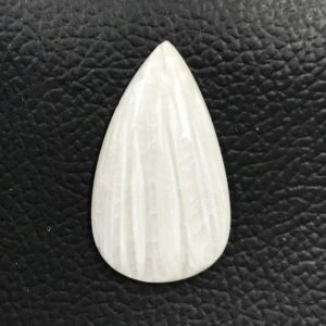 Shop Scolecite Cabochons! White Scolecite Cabochon…Pear Cabochon…33x20x5 mm…23 Cts…A#J5717 | Natural genuine stones & crystals in various shapes & sizes. Buy raw cut, tumbled, or polished gemstones for making jewelry or crystal healing energy vibration raising reiki stones. #crystals #gemstones #crystalhealing #crystalsandgemstones #energyhealing #affiliate #ad