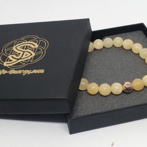 Shop Aragonite Bracelets! Yellow Aragonite Bracelet Made to Size Elastic 8mm Gemstone Crystal Round Bead Natural Semi-Precious UK Gift for her & him seed of life | Natural genuine Aragonite bracelets. Buy crystal jewelry, handmade handcrafted artisan jewelry for women.  Unique handmade gift ideas. #jewelry #beadedbracelets #beadedjewelry #gift #shopping #handmadejewelry #fashion #style #product #bracelets #affiliate #ad