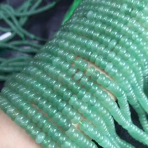 Shop Aventurine Rondelle Beads! 8x5mm Green Aventurine Rondelle Beads , 15 Inch Strand,Approx 75 beads | Natural genuine rondelle Aventurine beads for beading and jewelry making.  #jewelry #beads #beadedjewelry #diyjewelry #jewelrymaking #beadstore #beading #affiliate #ad