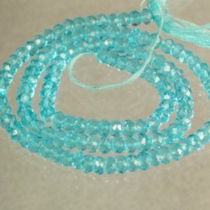 Shop Apatite Rondelle Beads! Apatite micro faceted beads,AAA quality bead,Apatite Rondelle beads,12 inch Apatite beads strand,One Color Single Strand,jewelry making bead | Natural genuine rondelle Apatite beads for beading and jewelry making.  #jewelry #beads #beadedjewelry #diyjewelry #jewelrymaking #beadstore #beading #affiliate #ad