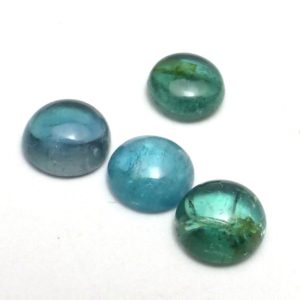 Shop Tourmaline Cabochons! Blue Tourmaline Cabochon ONE 5.3mm +/- Round Rare Indicolite Domed Natural Gemstone Perfect Ring stone Caribbean Aqua Paraiba | Natural genuine stones & crystals in various shapes & sizes. Buy raw cut, tumbled, or polished gemstones for making jewelry or crystal healing energy vibration raising reiki stones. #crystals #gemstones #crystalhealing #crystalsandgemstones #energyhealing #affiliate #ad