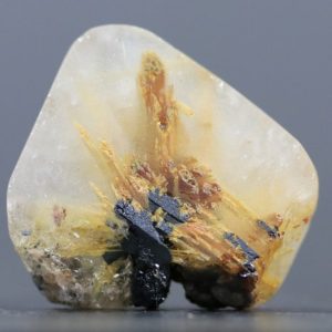 Shop Raw & Rough Rutilated Quartz Stones! Gold Rutilated Quartz Raw Cabochon Semi Polished Gem | Natural genuine stones & crystals in various shapes & sizes. Buy raw cut, tumbled, or polished gemstones for making jewelry or crystal healing energy vibration raising reiki stones. #crystals #gemstones #crystalhealing #crystalsandgemstones #energyhealing #affiliate #ad