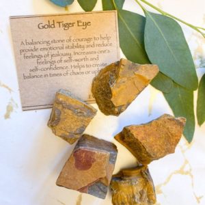 Shop Raw & Rough Tiger Eye Stones! Gold Tiger Eye Raw / Rough Crystal – Stability, Self-Worth & Self – Confidence | Natural genuine stones & crystals in various shapes & sizes. Buy raw cut, tumbled, or polished gemstones for making jewelry or crystal healing energy vibration raising reiki stones. #crystals #gemstones #crystalhealing #crystalsandgemstones #energyhealing #affiliate #ad