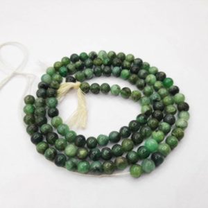 Shop Emerald Round Beads! Natural Emerald 6 mm Smooth Round Beads, 13 Inches Strand, Beautiful Green Emerald Handmade Beads for Jewelry Making, 100% Genuine Emerald | Natural genuine round Emerald beads for beading and jewelry making.  #jewelry #beads #beadedjewelry #diyjewelry #jewelrymaking #beadstore #beading #affiliate #ad