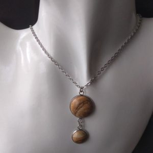 Shop Picture Jasper Necklaces! Natural picture Jasper gemstone necklace | Natural genuine Picture Jasper necklaces. Buy crystal jewelry, handmade handcrafted artisan jewelry for women.  Unique handmade gift ideas. #jewelry #beadednecklaces #beadedjewelry #gift #shopping #handmadejewelry #fashion #style #product #necklaces #affiliate #ad