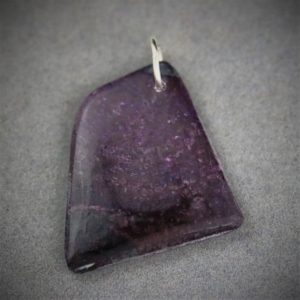 Shop Sugilite Pendants! Natural Sugilite Pendant, purple lavender, stainless jump bail 18ct: African Jewelry from the Kalahari Desert of South Africa | Natural genuine Sugilite pendants. Buy crystal jewelry, handmade handcrafted artisan jewelry for women.  Unique handmade gift ideas. #jewelry #beadedpendants #beadedjewelry #gift #shopping #handmadejewelry #fashion #style #product #pendants #affiliate #ad