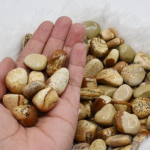 Shop Picture Jasper Stones & Crystals! Picture Jasper Tumbled Stones, Healing Crystals Tumbled Stones in pack sizes of 1,2,5, 100 grams and 200 grams | Natural genuine stones & crystals in various shapes & sizes. Buy raw cut, tumbled, or polished gemstones for making jewelry or crystal healing energy vibration raising reiki stones. #crystals #gemstones #crystalhealing #crystalsandgemstones #energyhealing #affiliate #ad