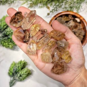 Shop Rutilated Quartz Stones & Crystals! Raw Natural Rutilated Quartz – No. 839 | Natural genuine stones & crystals in various shapes & sizes. Buy raw cut, tumbled, or polished gemstones for making jewelry or crystal healing energy vibration raising reiki stones. #crystals #gemstones #crystalhealing #crystalsandgemstones #energyhealing #affiliate #ad