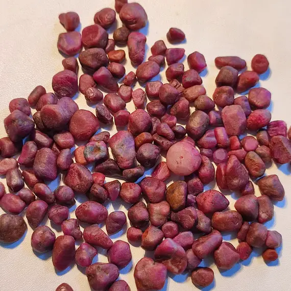 100% Natural Ruby Raw 50cts From Same Lot Naturally Tumble Shape Ruby Raw For Making Jewelry Ruby Rough For Making Jewelry R1