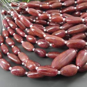 Shop Ruby Chip & Nugget Beads! 100%Natural,Ruby Smooth Tumble,Nuggets,Loose Stone,Handmade,Irregular Shape,Gemstone,For Making Jewelry,8Inch Strand BSJ-TU4 | Natural genuine chip Ruby beads for beading and jewelry making.  #jewelry #beads #beadedjewelry #diyjewelry #jewelrymaking #beadstore #beading #affiliate #ad