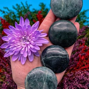 Shop Jade Shapes! 2” Nephrite Jade Palm Stone | Natural genuine stones & crystals in various shapes & sizes. Buy raw cut, tumbled, or polished gemstones for making jewelry or crystal healing energy vibration raising reiki stones. #crystals #gemstones #crystalhealing #crystalsandgemstones #energyhealing #affiliate #ad