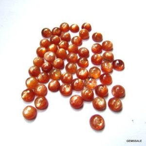 Shop Sunstone Cabochons! 5 Pieces 5mm Sunstone Cabochon Round Gemstone, Sunstone Round Cabochon gemstone, Orange Sunstone Cabochon Round Loose Gemstone | Natural genuine stones & crystals in various shapes & sizes. Buy raw cut, tumbled, or polished gemstones for making jewelry or crystal healing energy vibration raising reiki stones. #crystals #gemstones #crystalhealing #crystalsandgemstones #energyhealing #affiliate #ad
