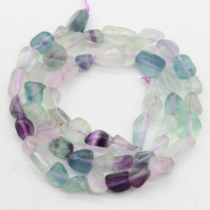Shop Fluorite Chip & Nugget Beads! 6-7mm Nugget Natural Rainbow Fluorite beads,Fluorite Smooth Pebble Beads, Loose Fluorite Beads For Jewelry Making Bracelet-15.5incehs | Natural genuine chip Fluorite beads for beading and jewelry making.  #jewelry #beads #beadedjewelry #diyjewelry #jewelrymaking #beadstore #beading #affiliate #ad